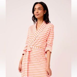 Atlantic Pacific x Lake Pajamas Elise Pima Cotton Robe. New.
